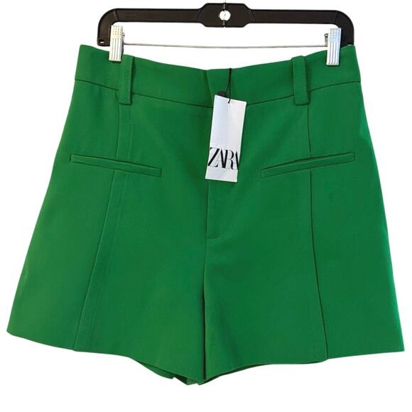 Zara Pants - Zara green shorts size L NWT New